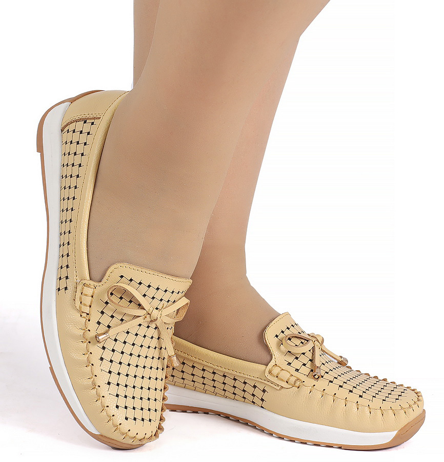 женские мокасины натуральная кожа lapepita испания