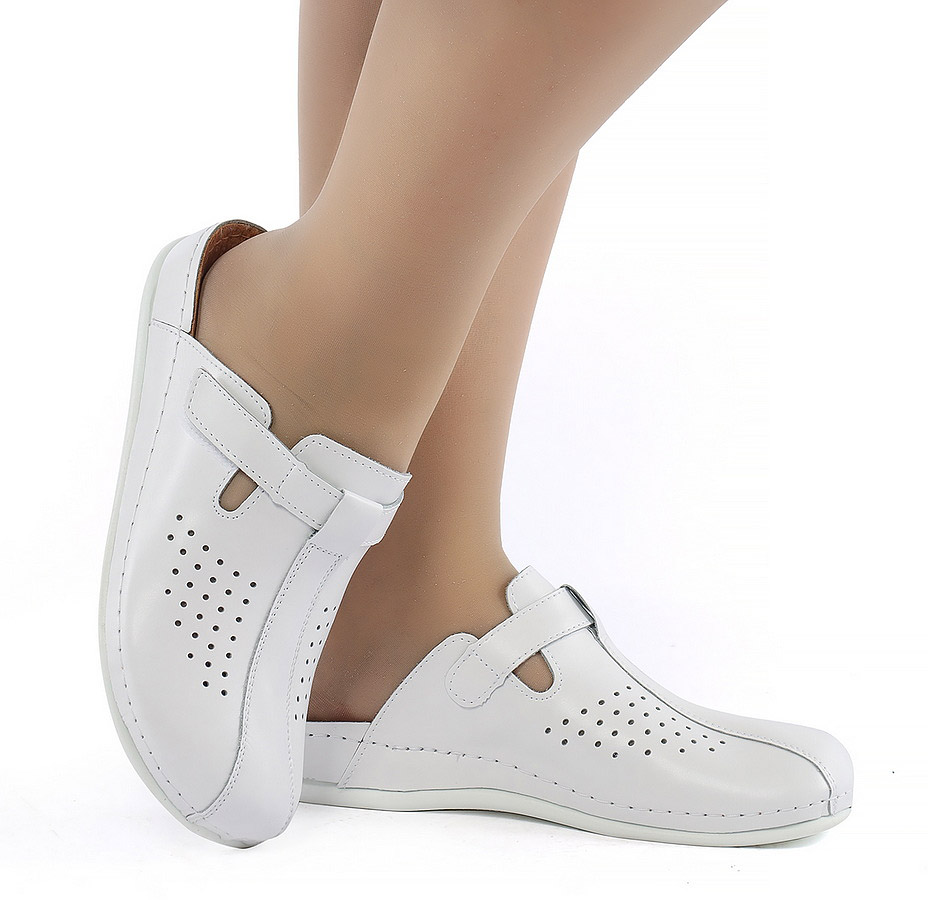 женские туфли (сабо) натуральная кожа суперкомфорт алми россия