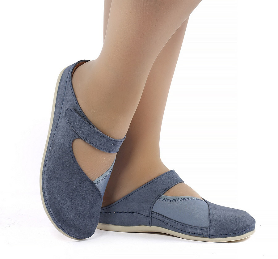 женские туфли (сабо) натуральная кожа (велюр) суперкомфорт алми россия