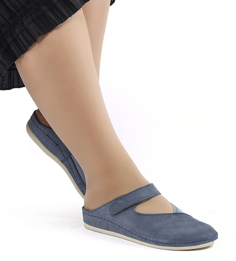 женские туфли (сабо) натуральная кожа (велюр) суперкомфорт алми россия