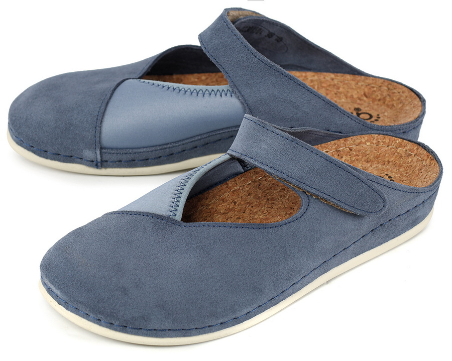 женские туфли (сабо) натуральная кожа (велюр) суперкомфорт алми россия