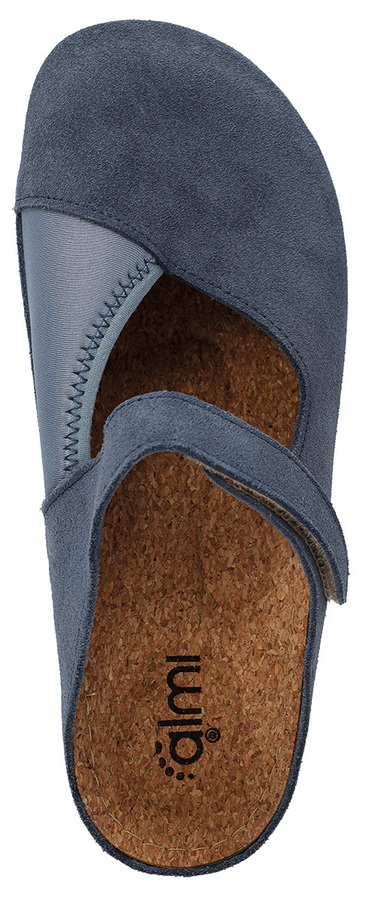 женские туфли (сабо) натуральная кожа (велюр) суперкомфорт алми россия