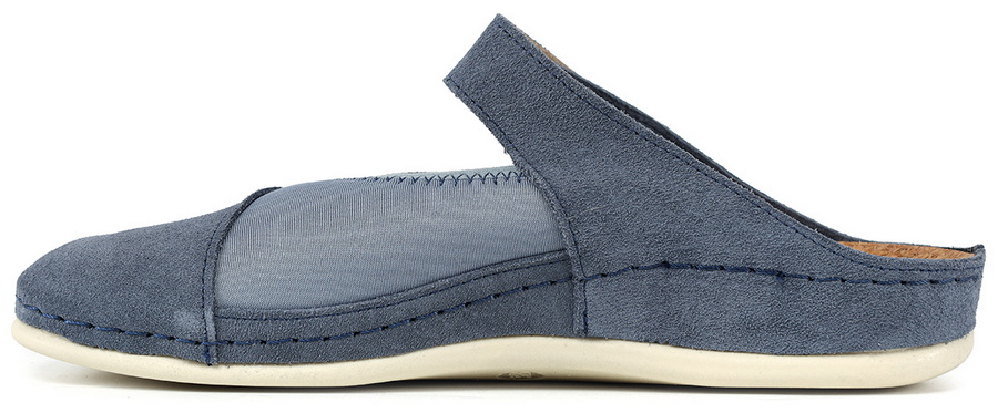 женские туфли (сабо) натуральная кожа (велюр) суперкомфорт алми россия