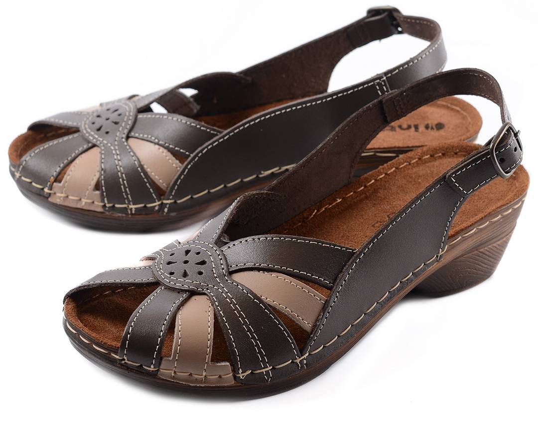 женские босоножки натуральная кожа inblu