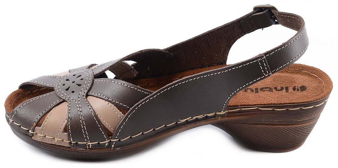 женские босоножки натуральная кожа inblu