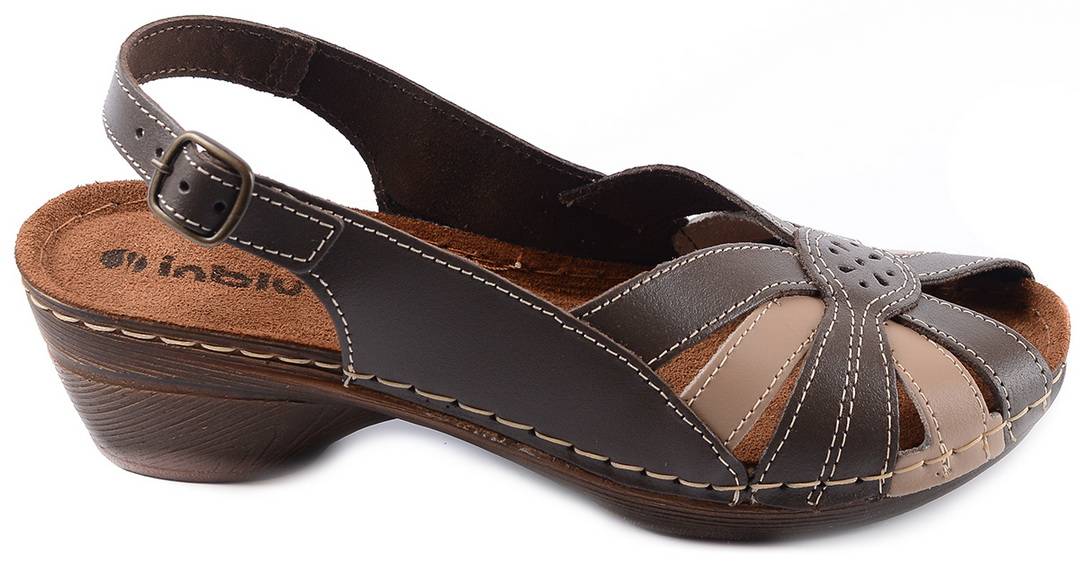 женские босоножки натуральная кожа inblu