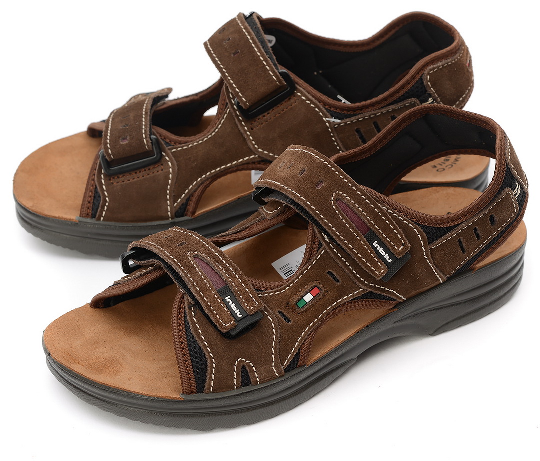 мужские сандалии  натуральная кожа inblu