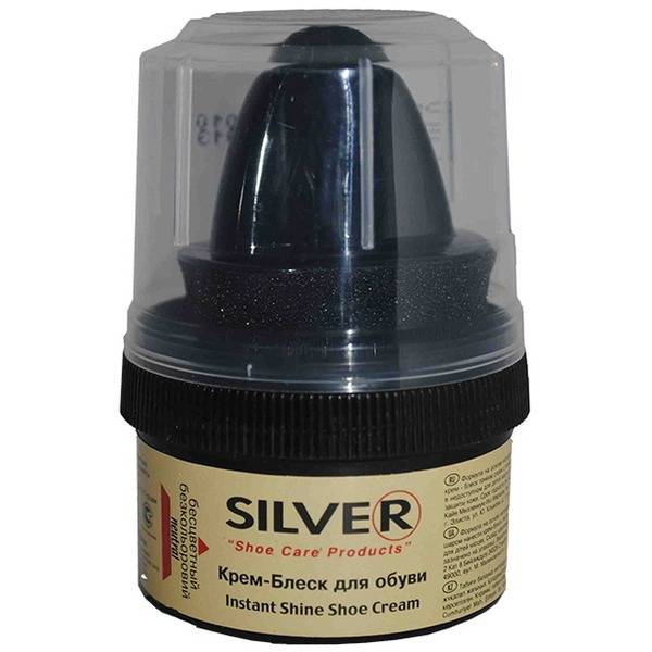 silver банка с губкой (бесцветная)