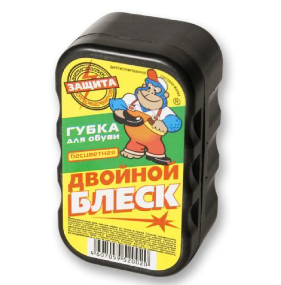 губка двойной блеск бесцветная