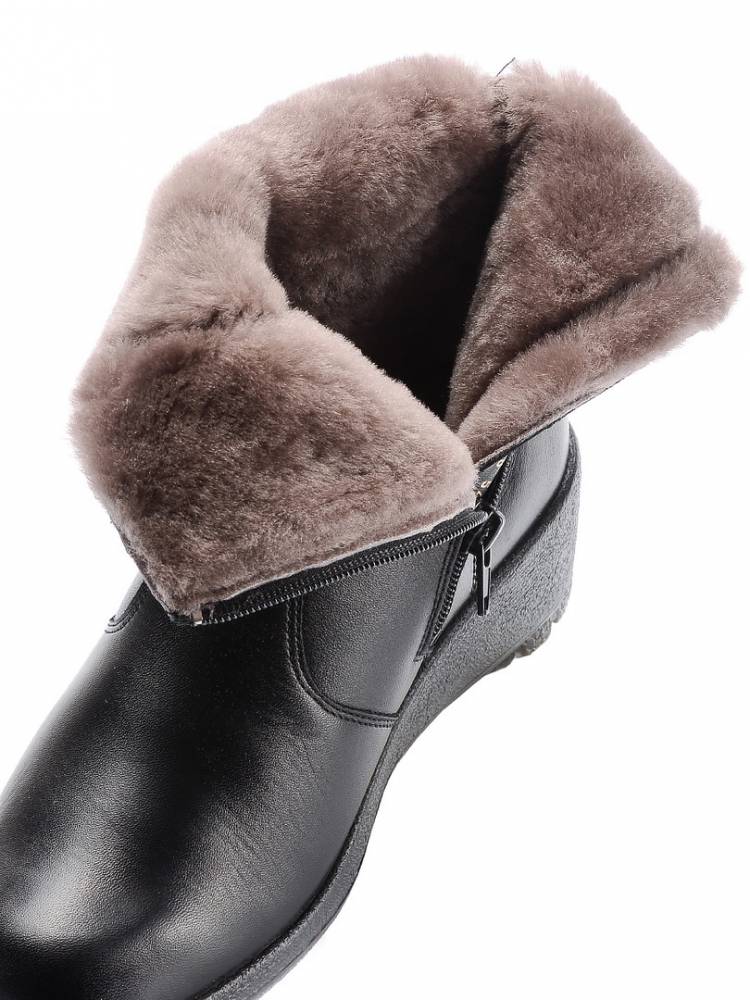 ботинки  натуральная кожа натуральный мех отико беларусь