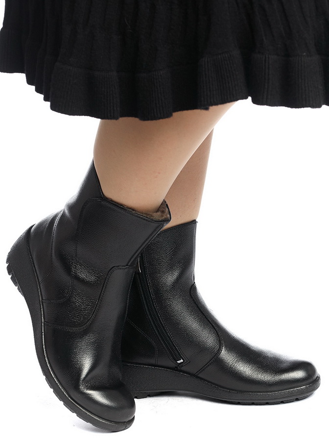 ботинки  натуральная кожа натуральный мех отико беларусь