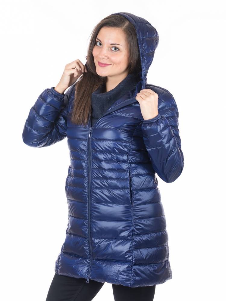 ультралёгкая пуховая куртка длинная  l(42)-7xl(58) 