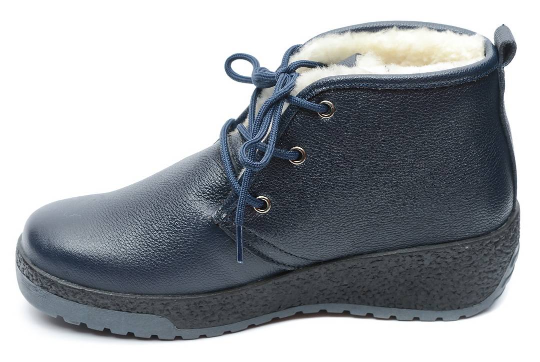 женские ботинки натуральная кожа натуральный мех gugu германия