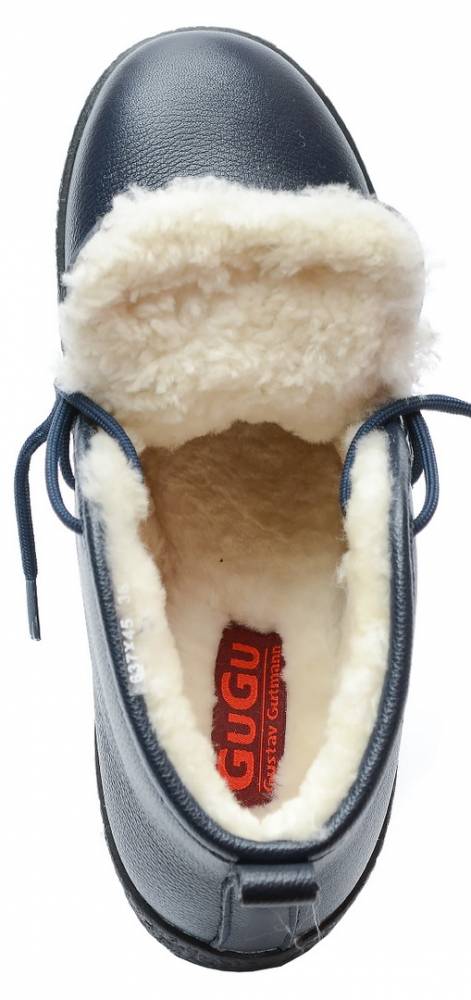 женские ботинки натуральная кожа натуральный мех gugu германия