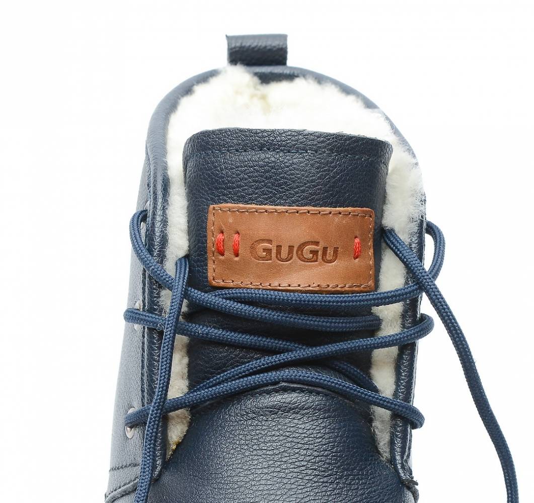 женские ботинки натуральная кожа натуральный мех gugu германия