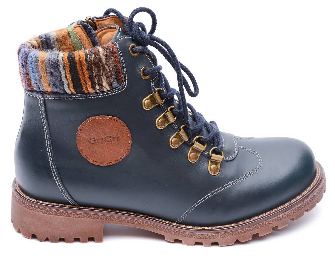 женские ботинки натуральная кожа натуральный мех gugu германия