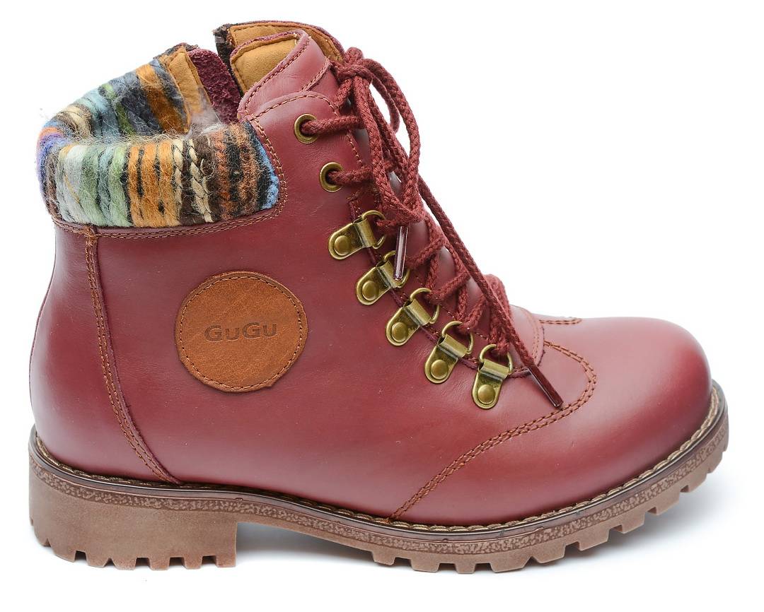 женские ботинки натуральная кожа натуральный мех gugu германия