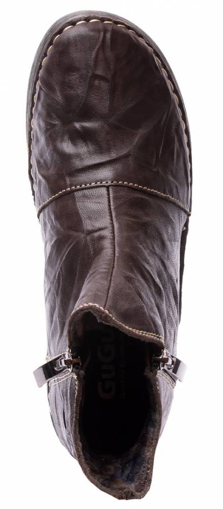 женские ботинки  натуральная кожа/байка gugu германия