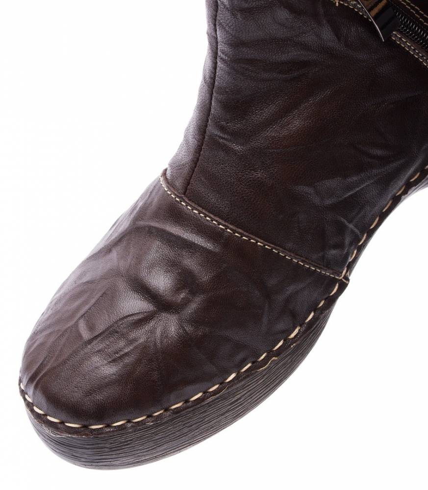 женские ботинки  натуральная кожа/байка gugu германия