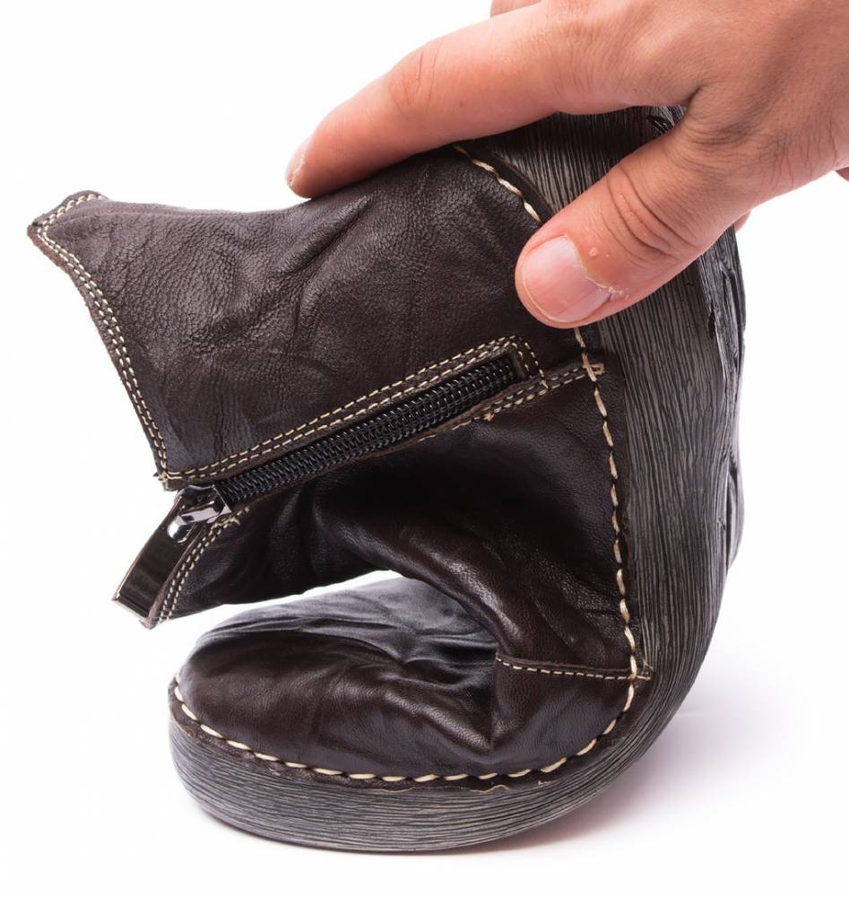 женские ботинки  натуральная кожа/байка gugu германия