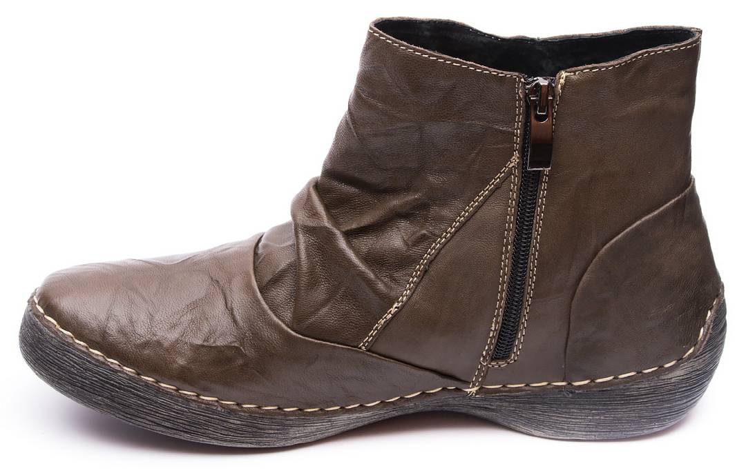 женские ботинки  натуральная кожа/байка gugu германия