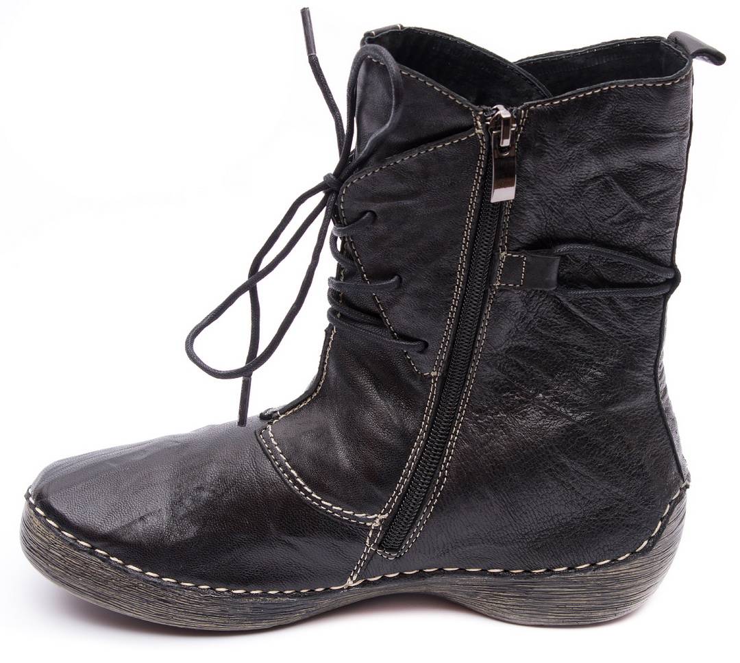 женские сапоги натуральная кожа/байка gugu германия