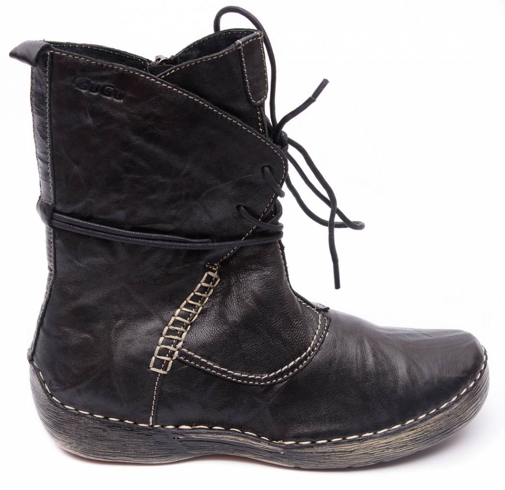 женские сапоги натуральная кожа/байка gugu германия