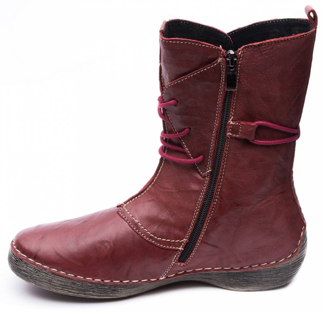 женские сапоги натуральная кожа/байка gugu германия