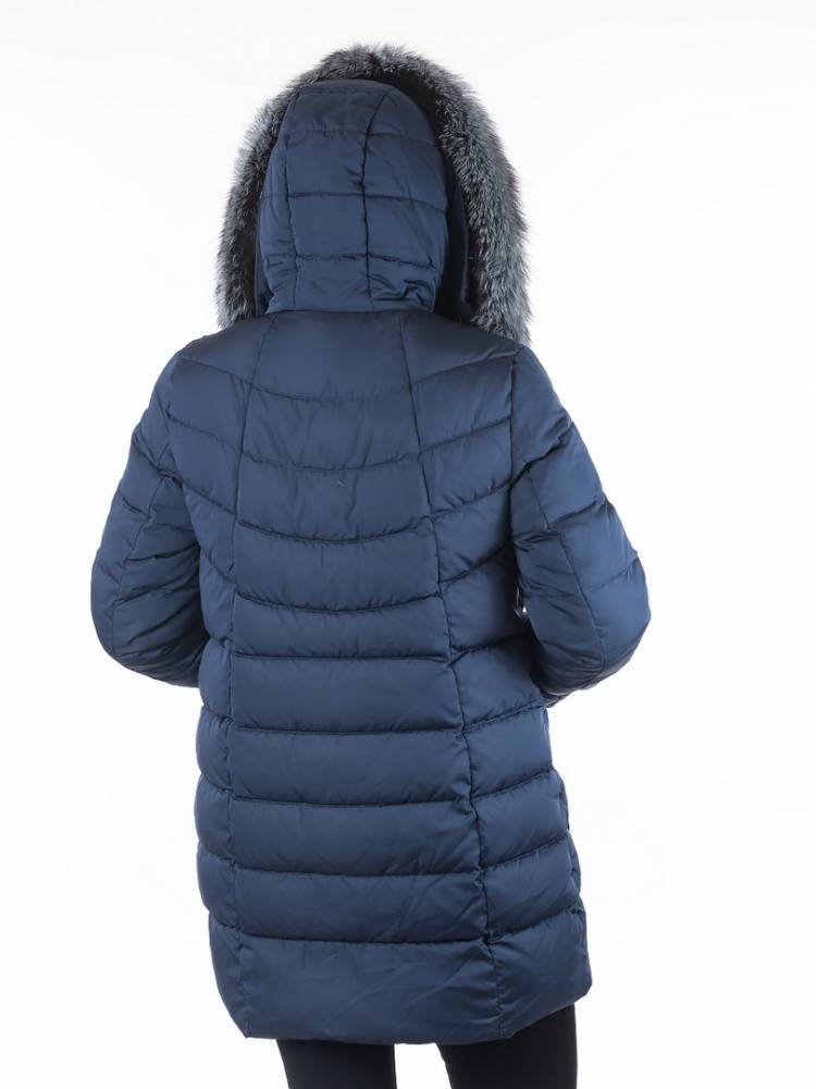 полупальто холофайбер/ чернобурка