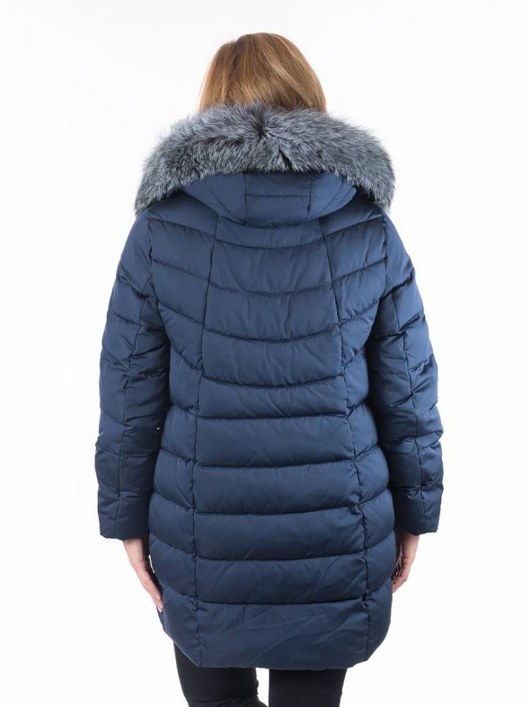 полупальто холофайбер/ чернобурка