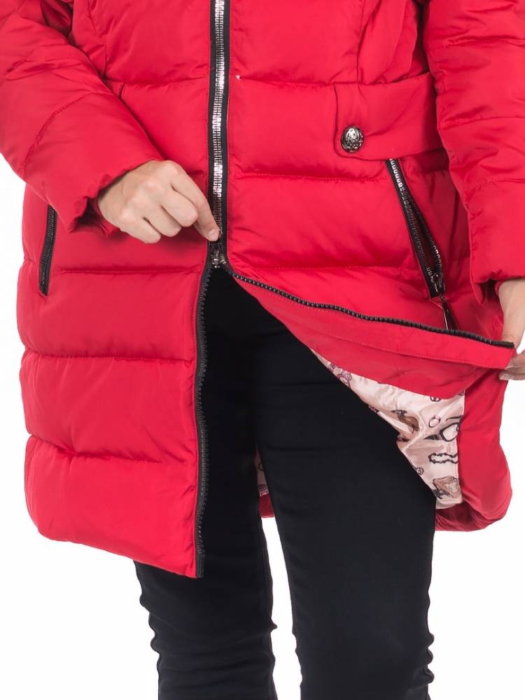 полупальто холофайбер/ чернобурка