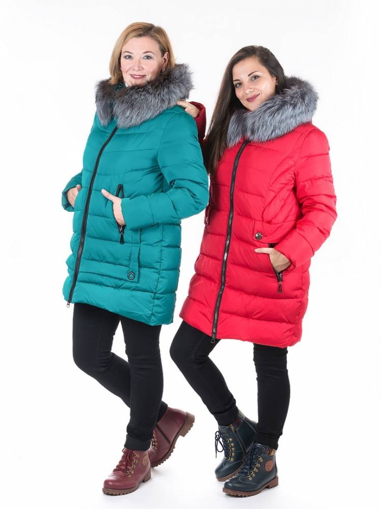 полупальто холофайбер/ чернобурка