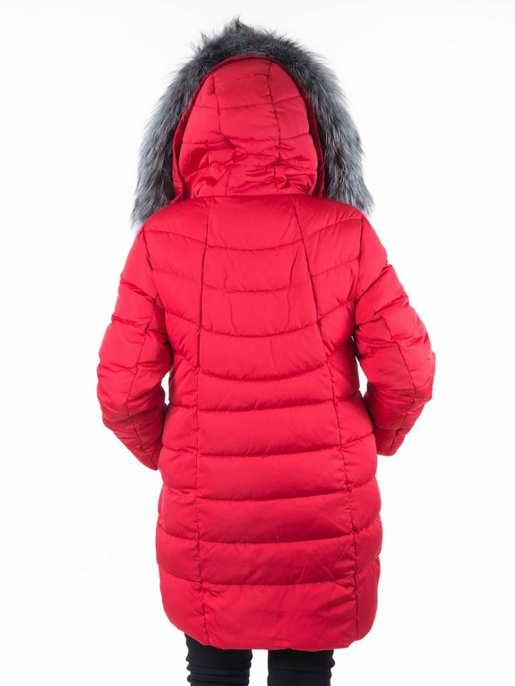 полупальто холофайбер/ чернобурка