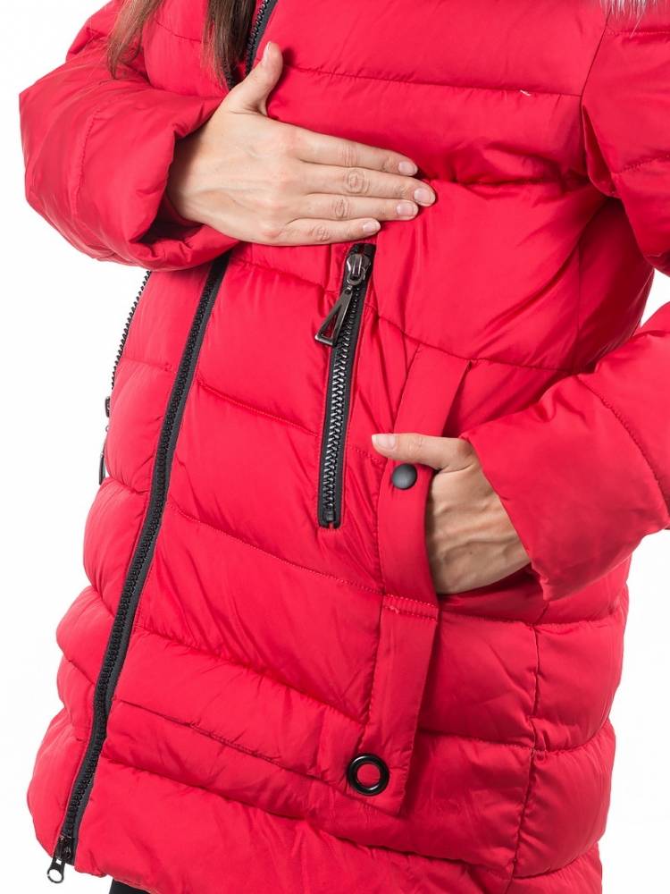 полупальто холофайбер/ чернобурка