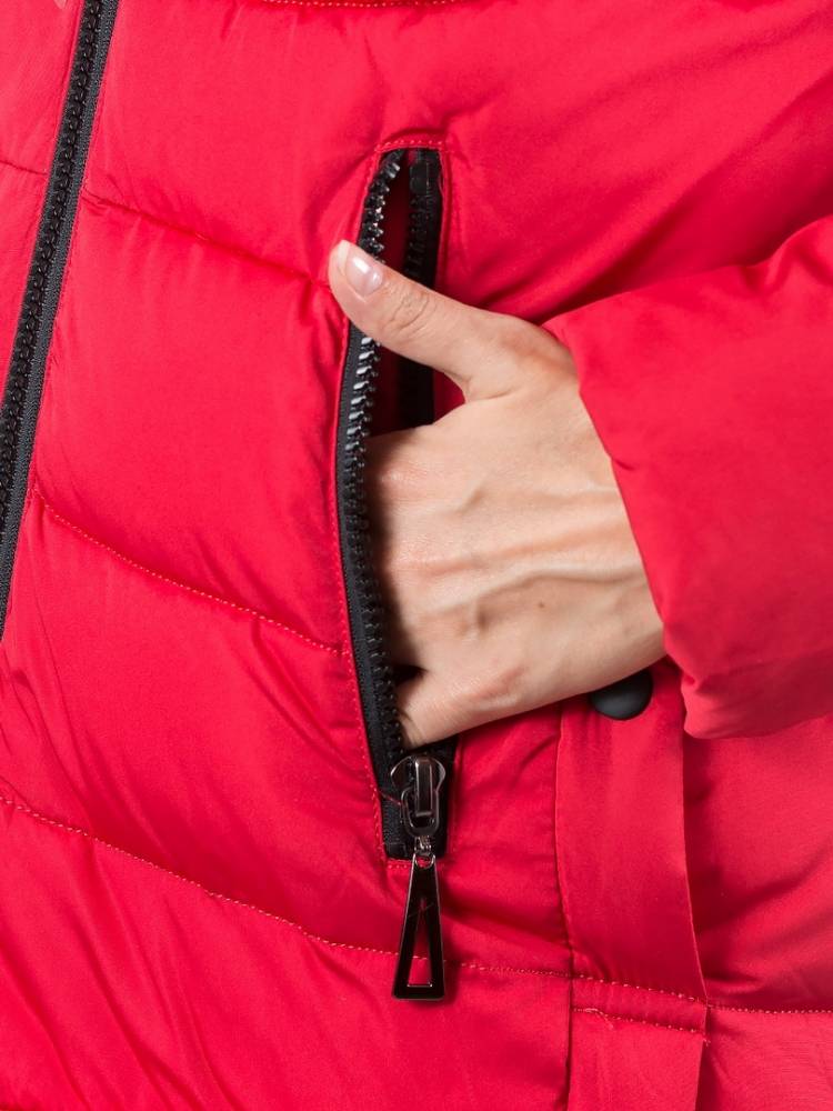 полупальто холофайбер/ чернобурка