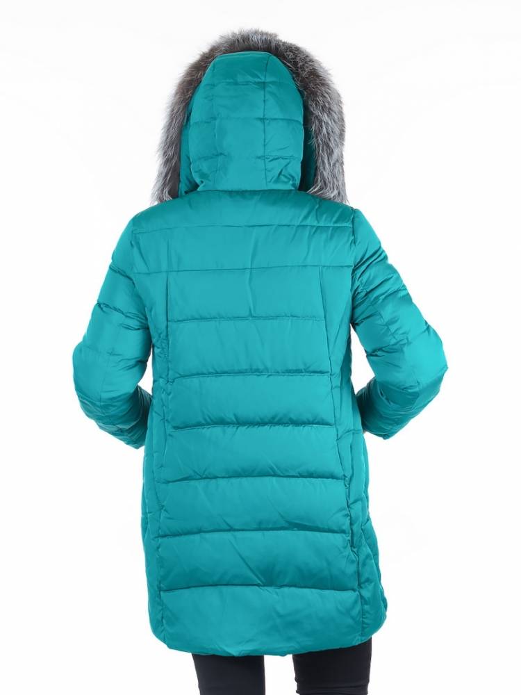 полупальто холофайбер/ чернобурка