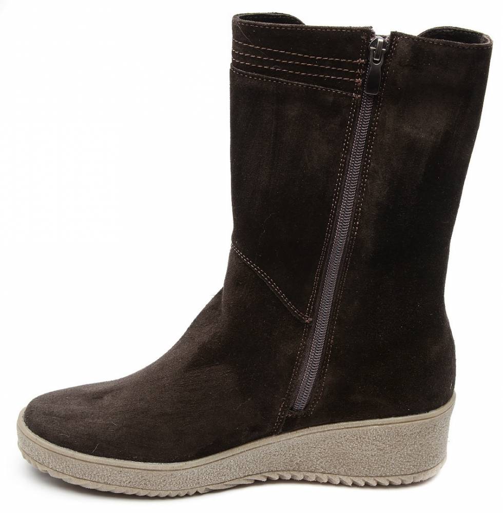 женские сапоги натуральная кожа(замша) /шерсть эго беларусь