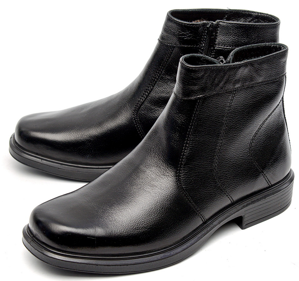 мужские ботинки натуральная кожа / натуральный мех отико беларусь