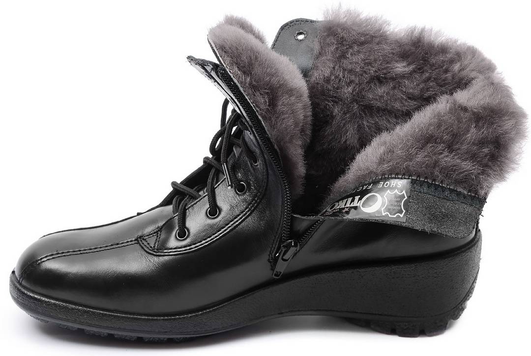 полусапоги  натуральная кожа натуральный мех отико беларусь