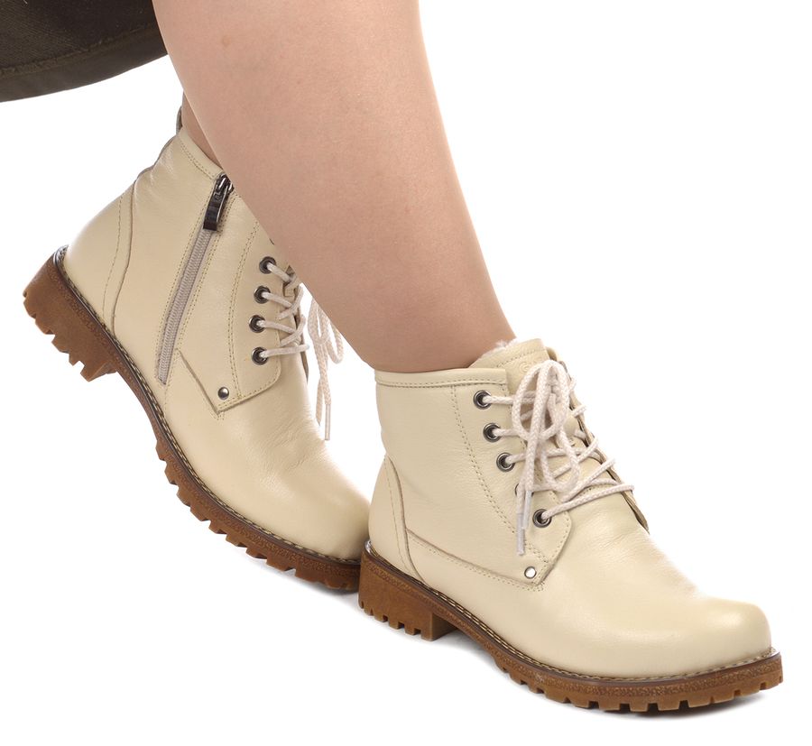 женские ботинки натуральная кожа натуральный мех gugu германия