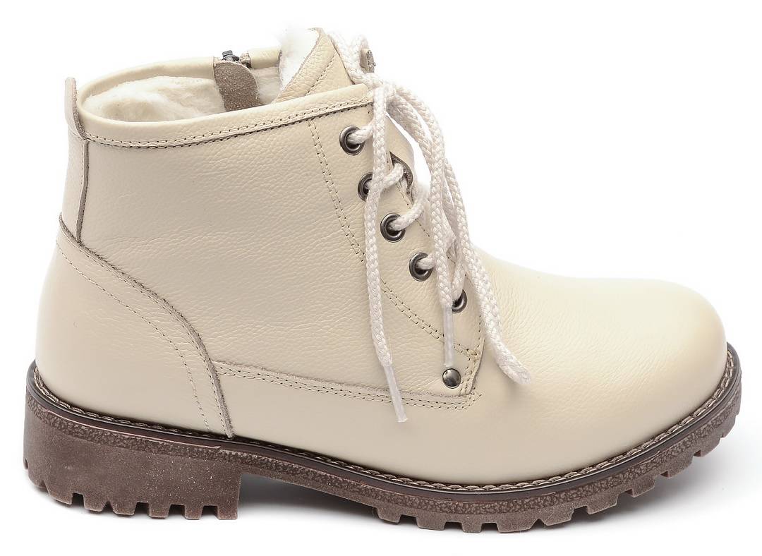 женские ботинки натуральная кожа натуральный мех gugu германия