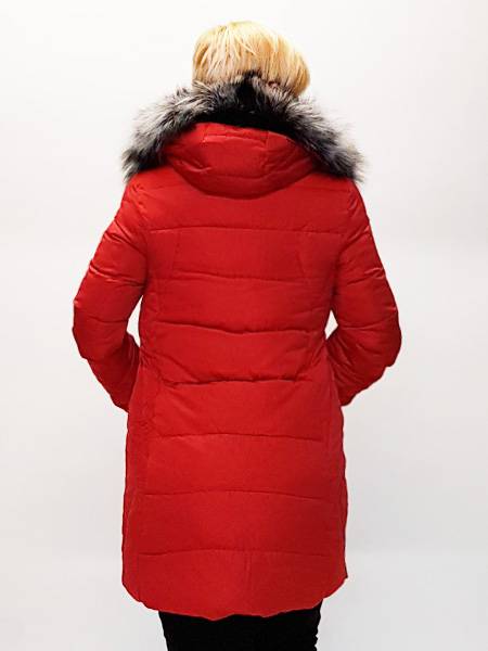 полупальто холофайбер/ чернобурка