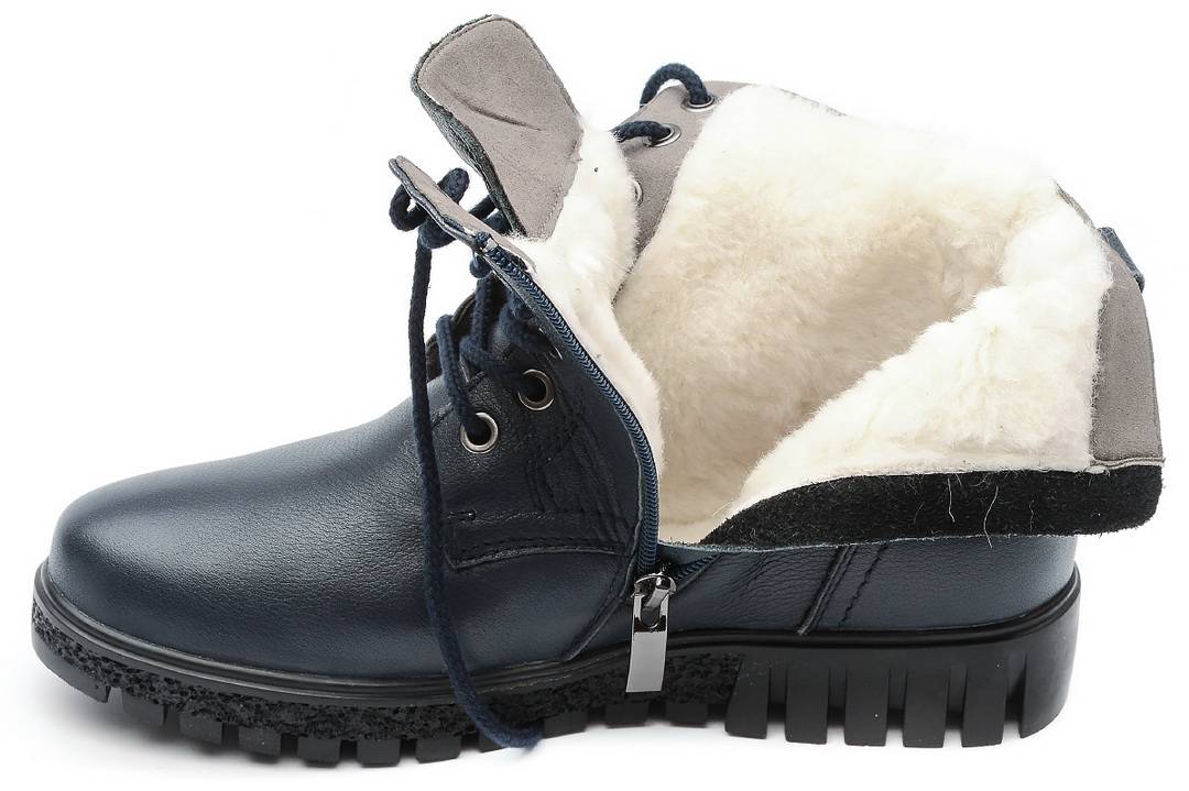женские ботинки натуральная кожа / 100% шерсть gugu германия