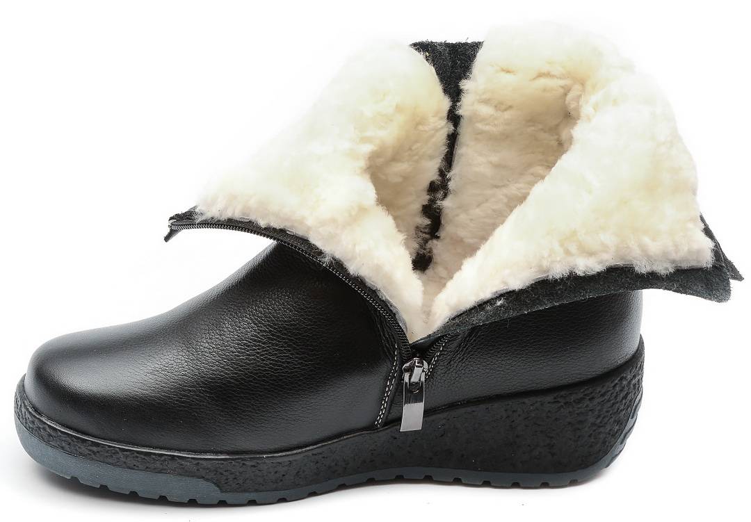 женские сапоги натуральная кожа натуральный мех gugu германия