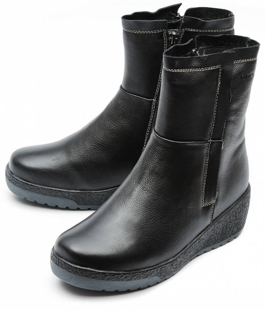 женские сапоги натуральная кожа натуральный мех gugu германия