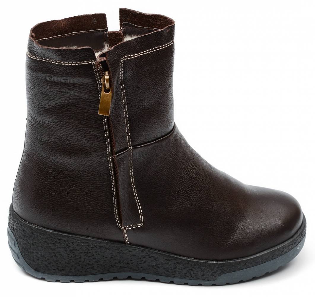 женские сапоги натуральная кожа натуральный мех gugu германия