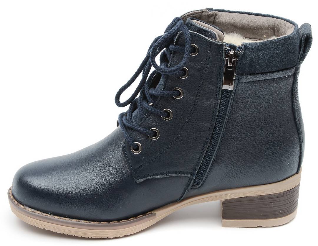 женские ботинки натуральная кожа / 100% шерсть gugu германия