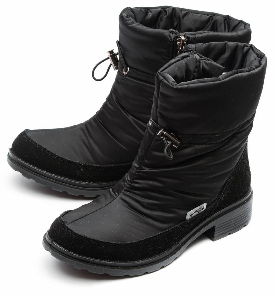 женские дутики джоржия текстиль/натуральная кожа/им алми россия