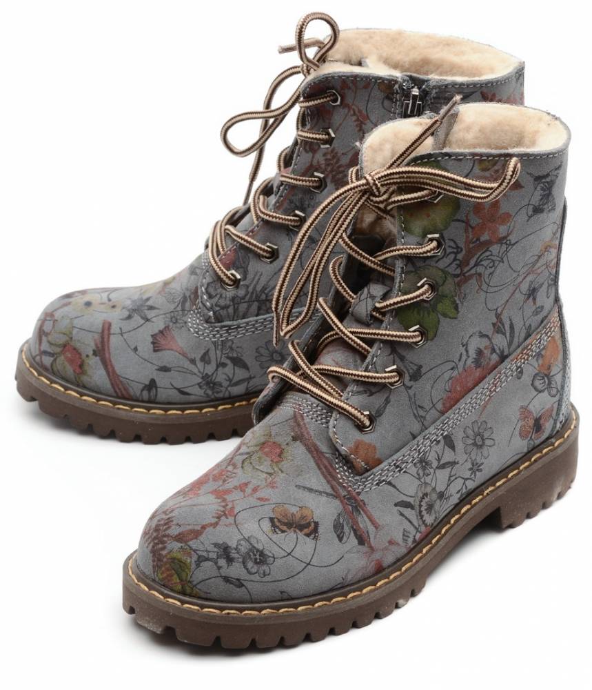 женские ботинки натуральная кожа/ 100% шерсть gugu германия