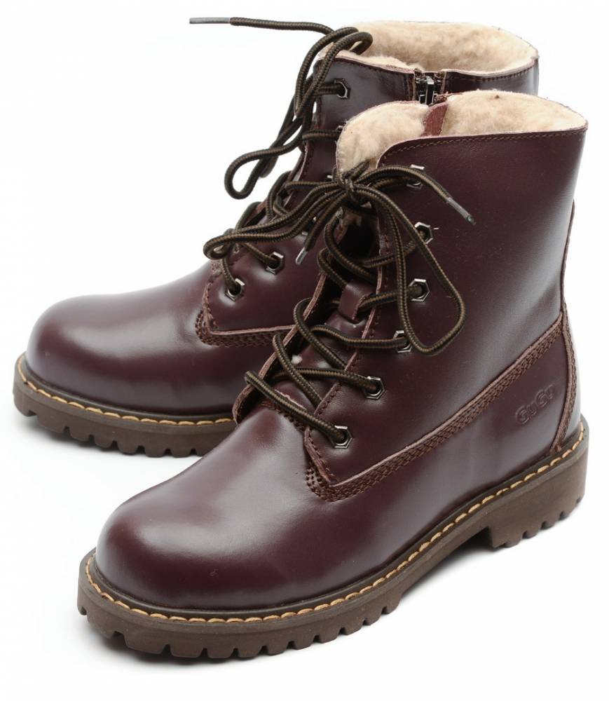 женские ботинки натуральная кожа / 100% шерсть gugu германия 